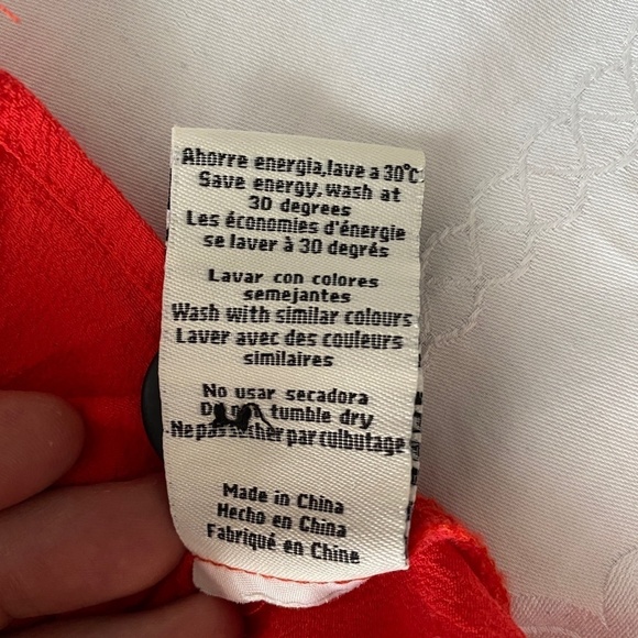 Pepaloves Women's Red Cotton/Linen Sleeveless Top Size Small - Picture 6 of 9